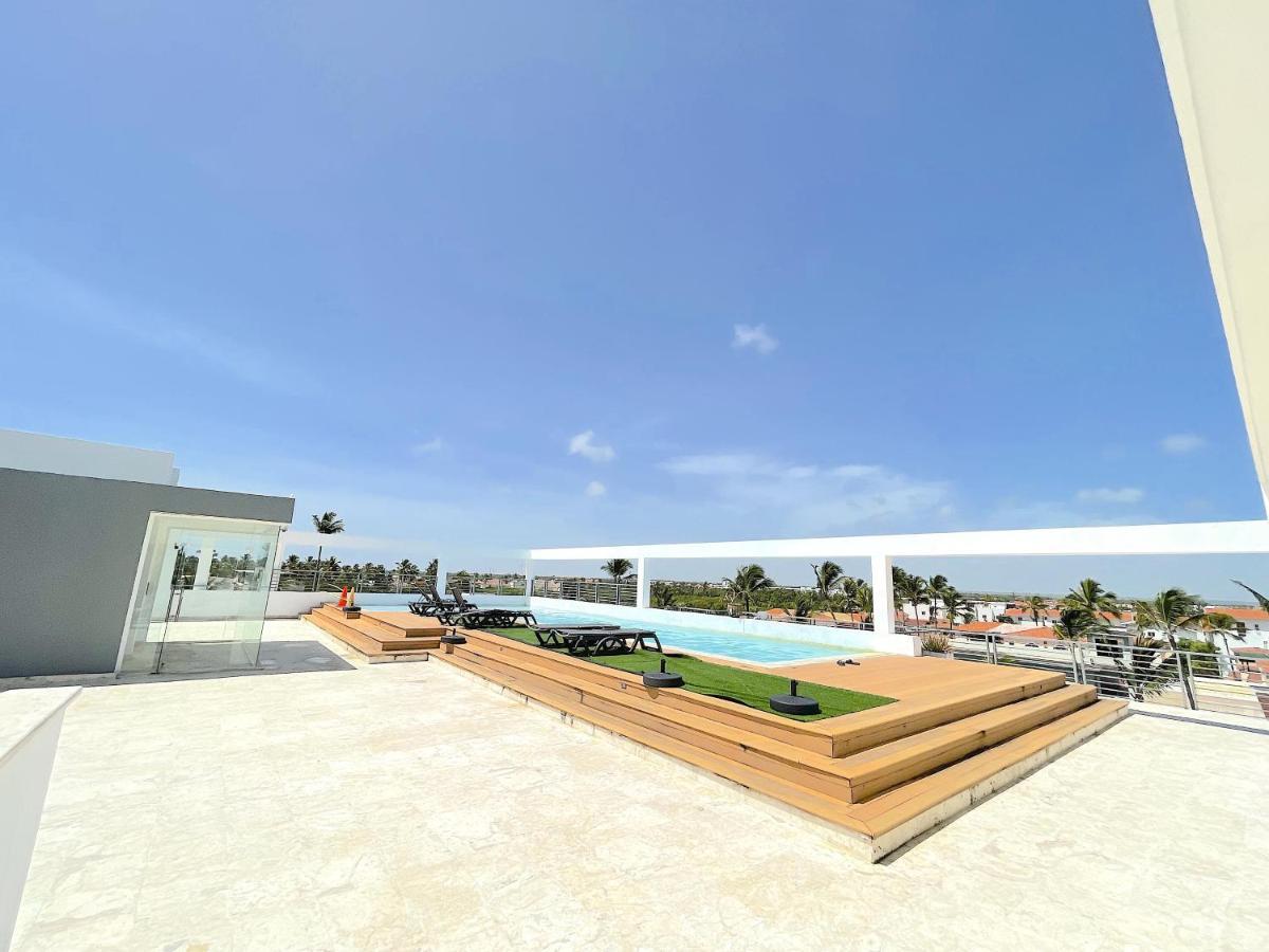 Rooftop Pool Ducassi Studio Suites Deluxe Hotel Beach Club & Spa Punta Cana Exterior foto